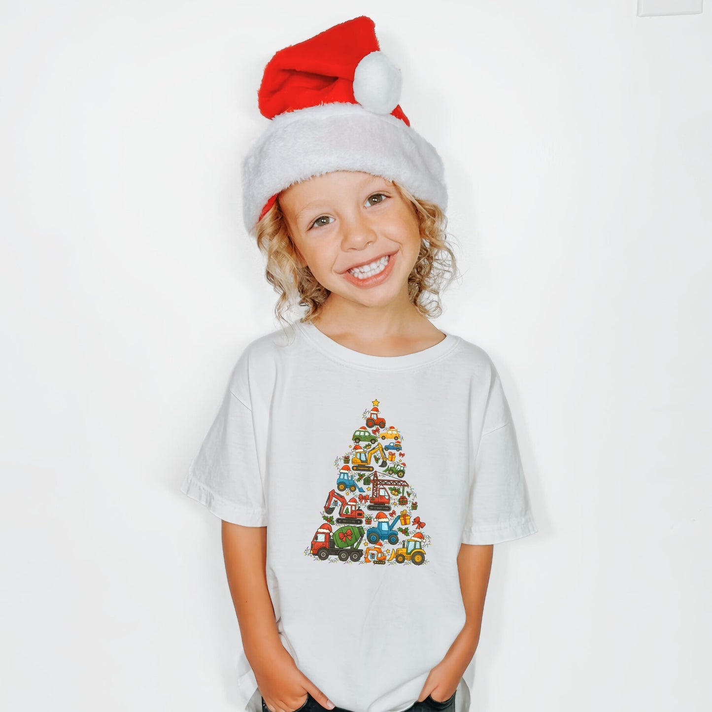 Truck tree- Christmas- Children's shirt and infant bodysuit - Summit and Nest