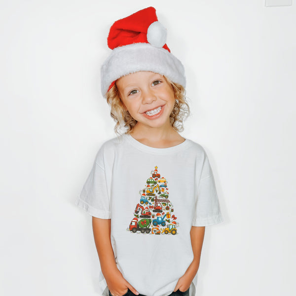 Truck tree- Christmas- Children's shirt and infant bodysuit - Summit and Nest