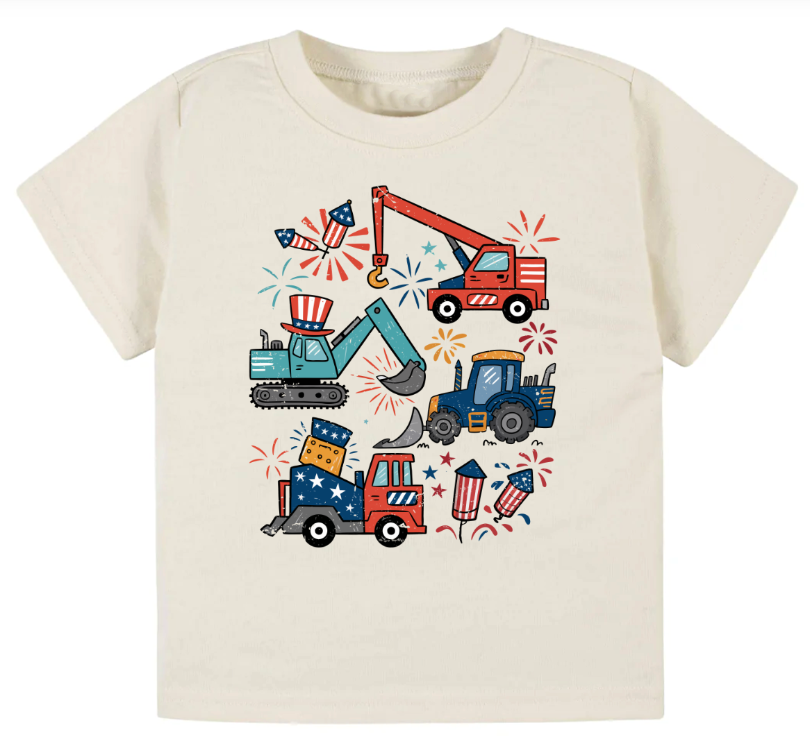 Diggin in the USA- Short sleeve tee and infant bodysuit - Summit and Nest