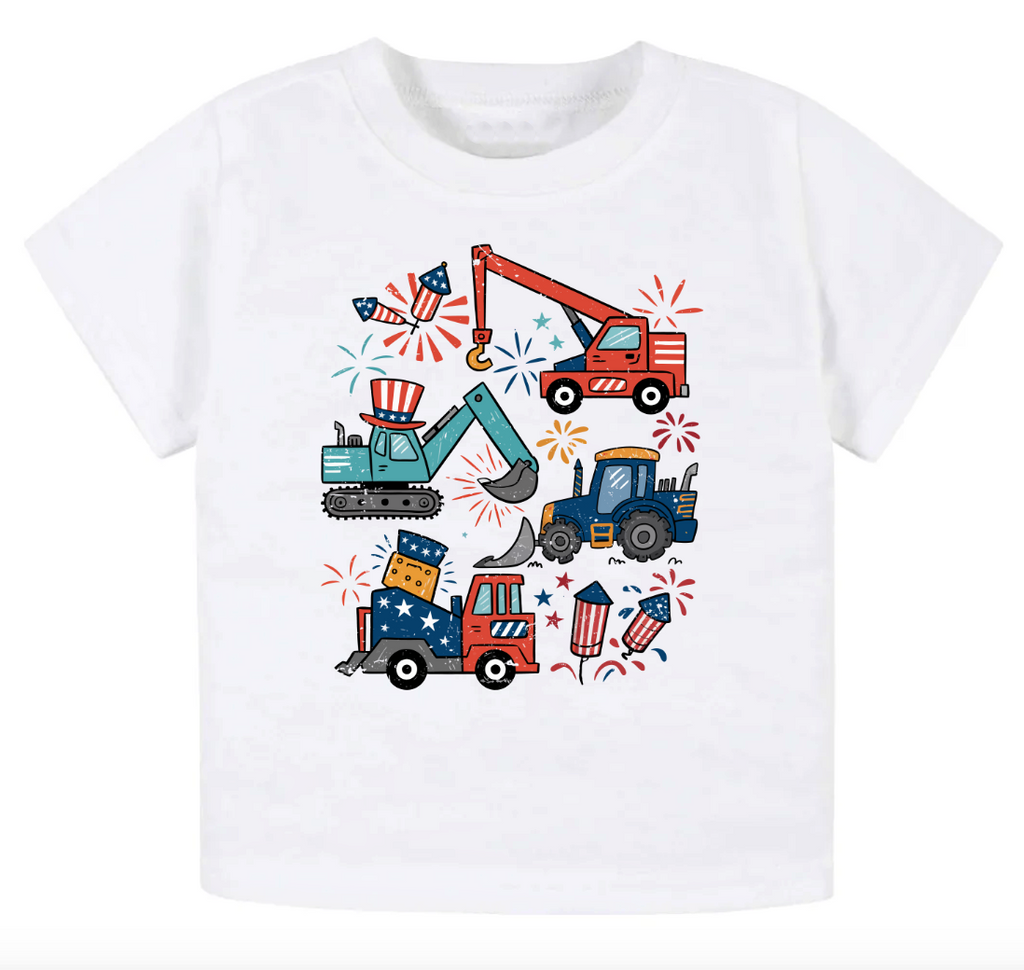 Diggin in the USA- Short sleeve tee and infant bodysuit - Summit and Nest