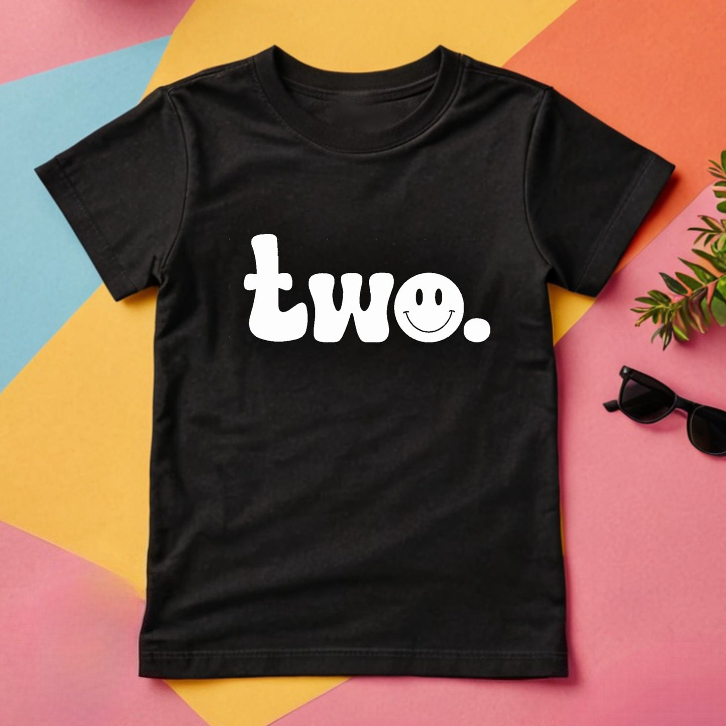 Two. Second birthday- Children's tee - Summit and Nest