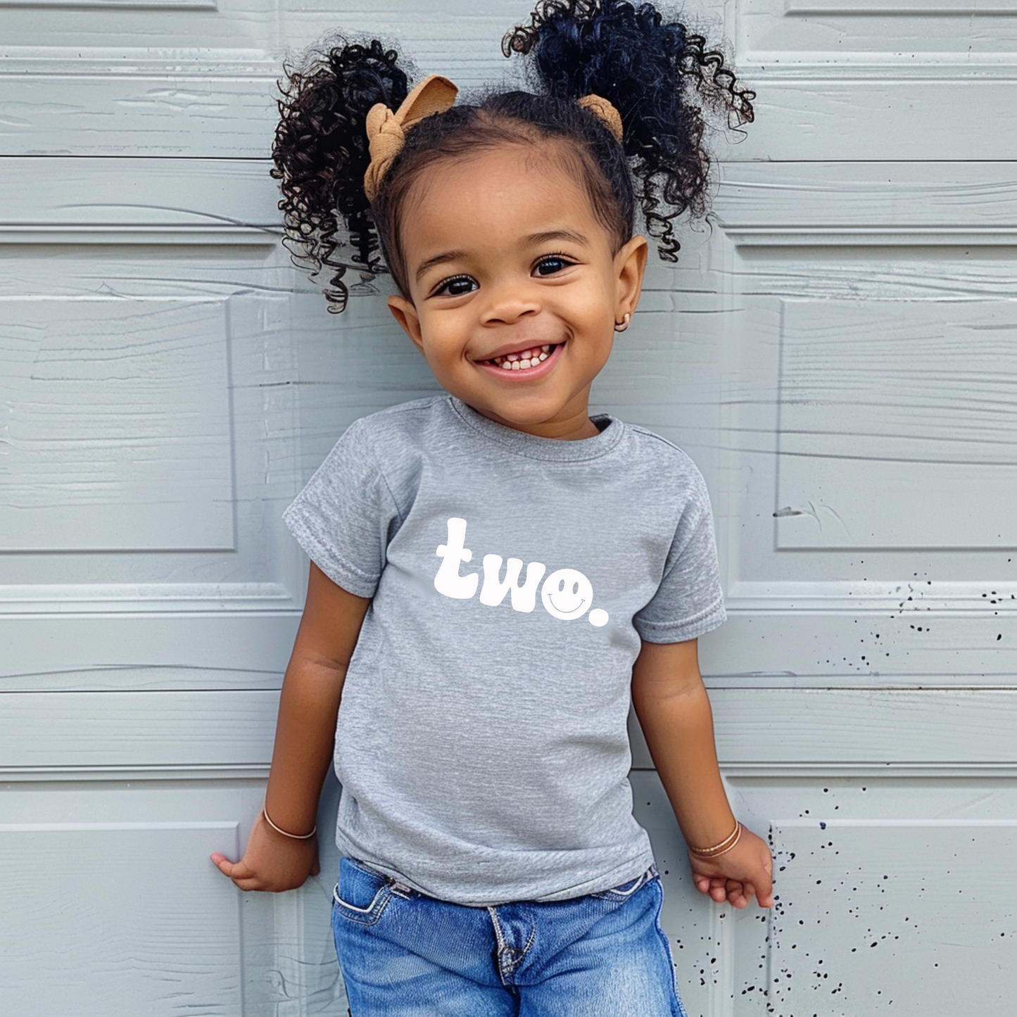 Two. Second birthday- Children's tee - Summit and Nest