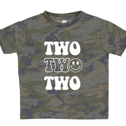 Two happy. Second birthday- Children's shirt - Summit and Nest