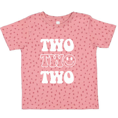 Two happy. Second birthday- Children's shirt - Summit and Nest