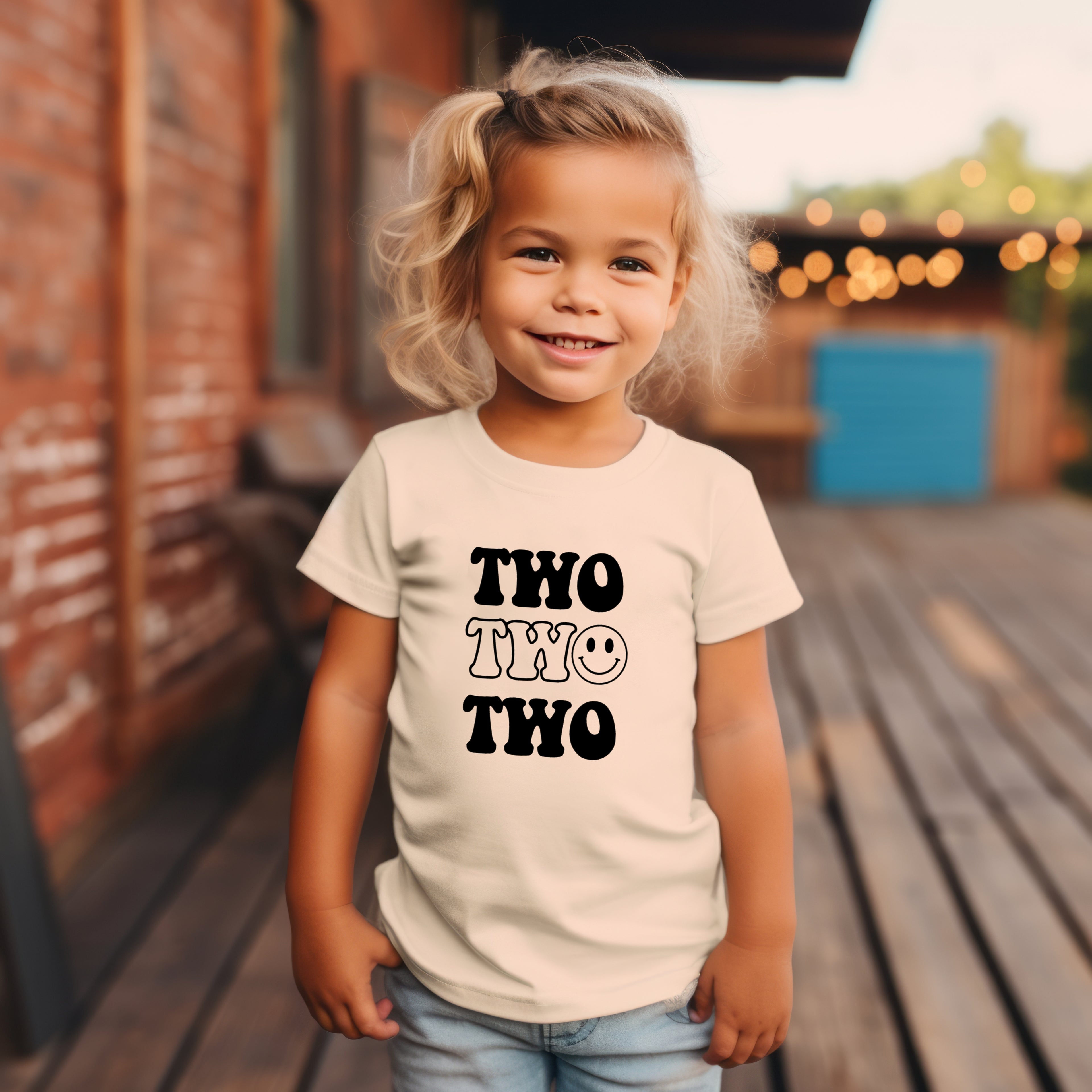 Two happy. Second birthday- Children's shirt - Summit and Nest