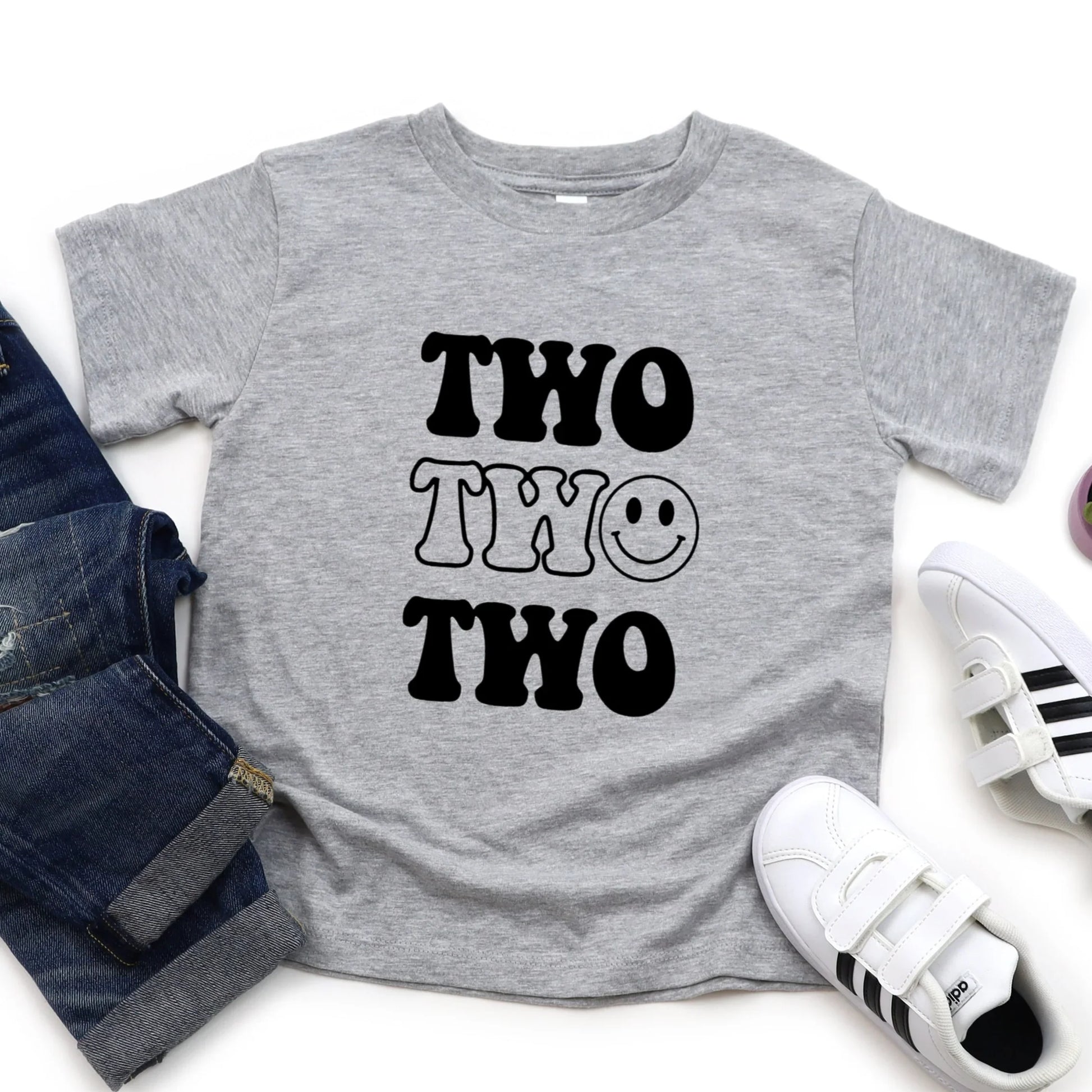 Two happy. Second birthday- Children's shirt - Summit and Nest