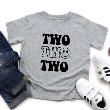 Two happy. Second birthday- Children's shirt - Summit and Nest