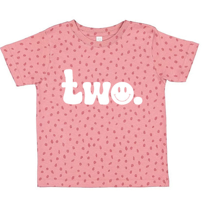 Two. Second birthday- Children's tee - Summit and Nest