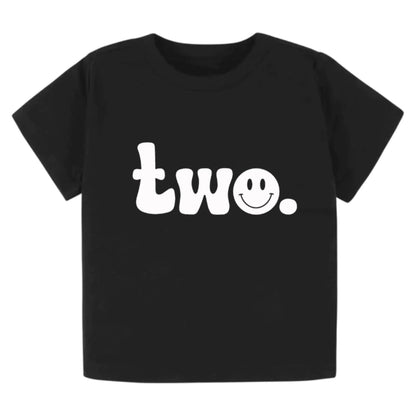 Two. Second birthday- Children's tee - Summit and Nest