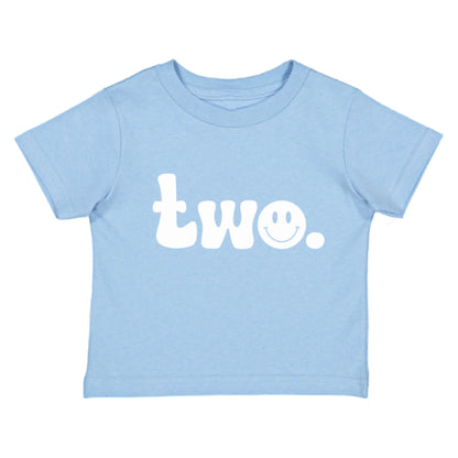 Two. Second birthday- Children's tee - Summit and Nest