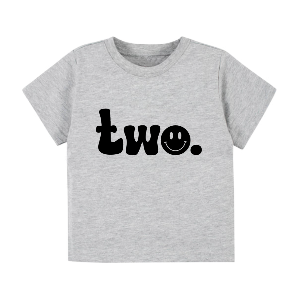 Two. Second birthday- Children's tee - Summit and Nest