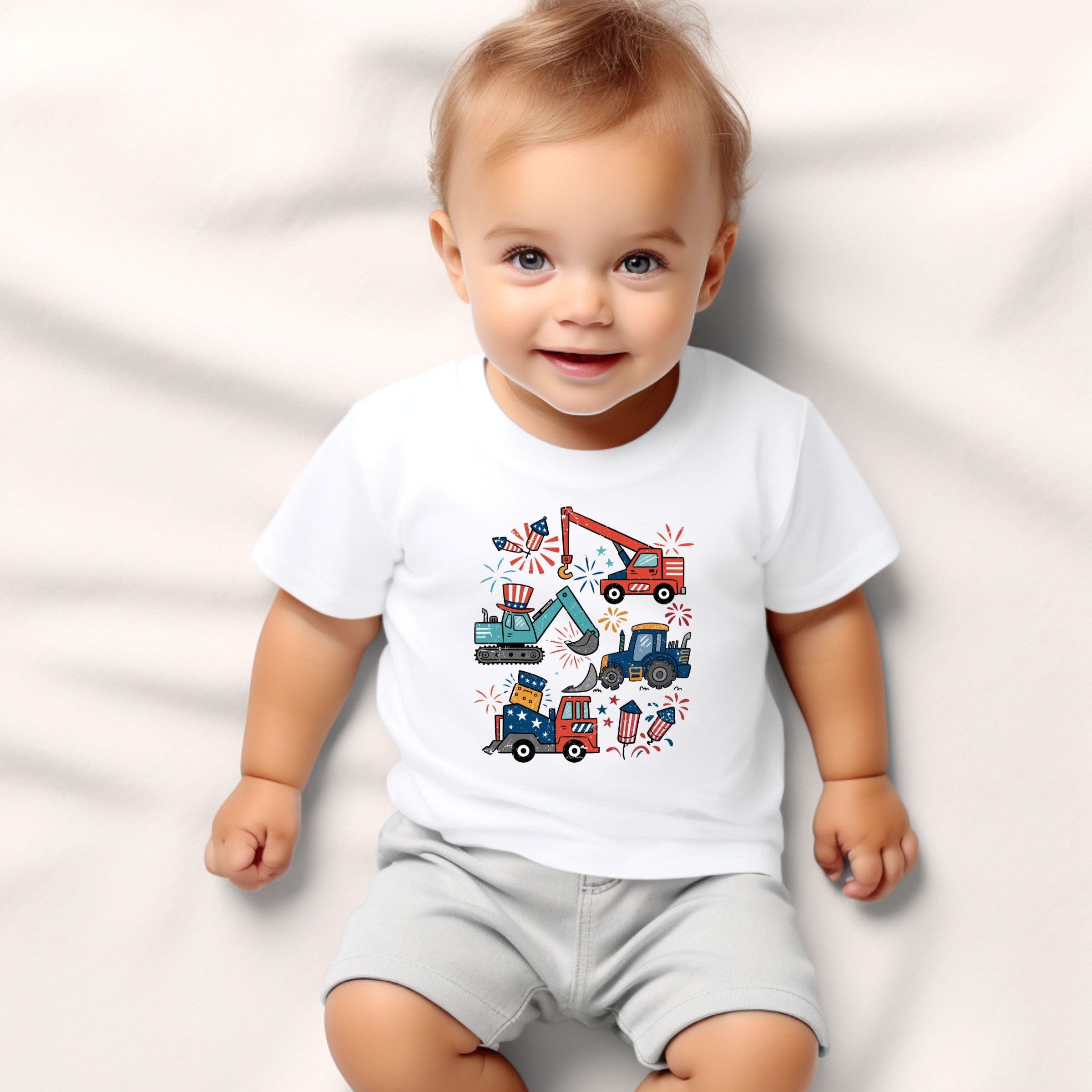 Diggin in the USA- Short sleeve tee and infant bodysuit - Summit and Nest