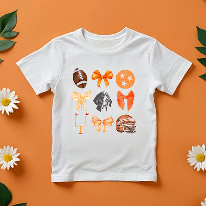 Tennessee bows- Children's shirt and infant bodysuit - Summit and Nest