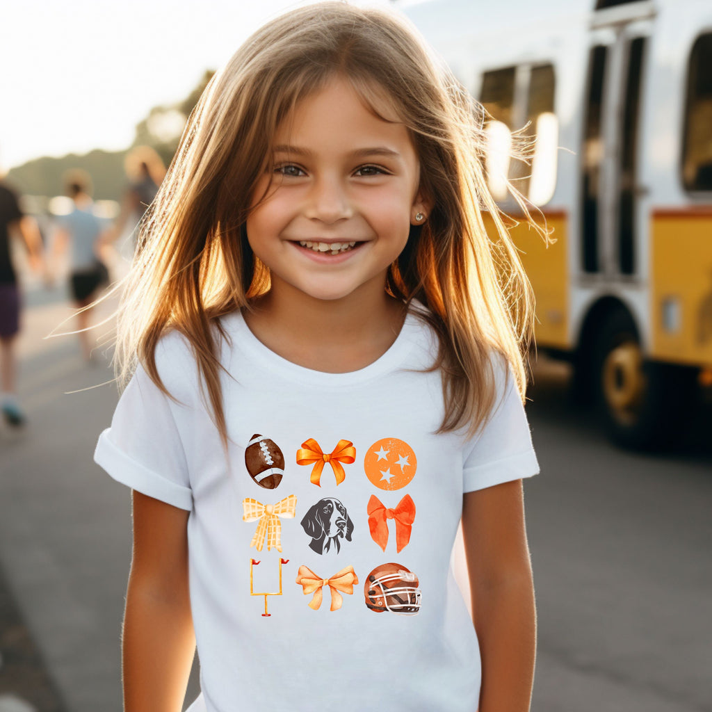 Tennessee bows- Children's shirt and infant bodysuit - Summit and Nest