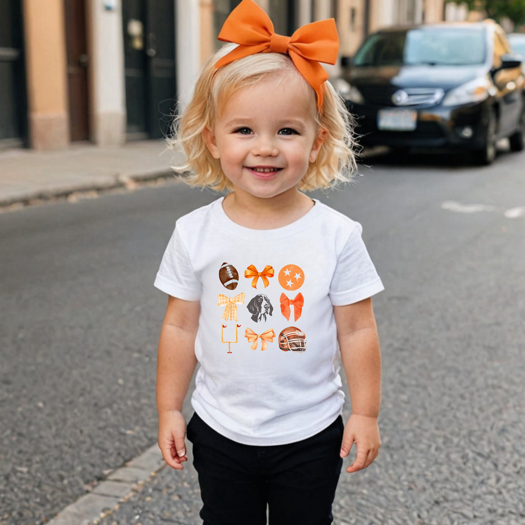 Tennessee bows- Children's shirt and infant bodysuit - Summit and Nest