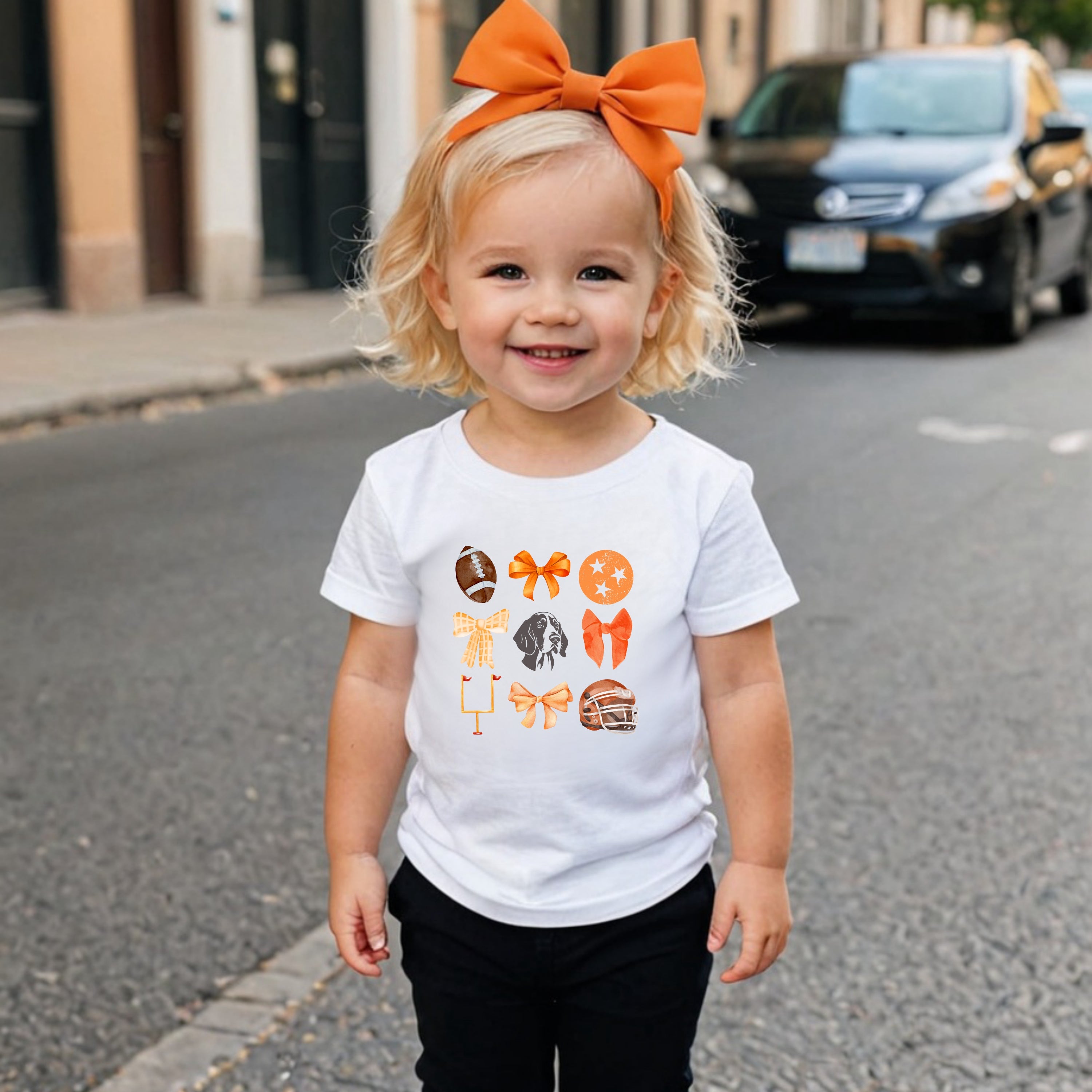 Tennessee bows- Children's shirt and infant bodysuit - Summit and Nest