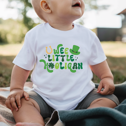Wee little hooligan- St. Patrick's Day children's shirt and infant bodysuit - Summit and Nest