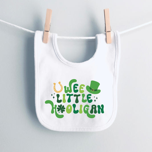 Wee little hooligan- Cotton infant bib - Summit and Nest