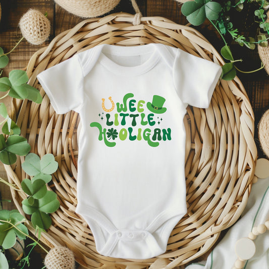 Wee little hooligan- St. Patrick's Day children's shirt and infant bodysuit - Summit and Nest