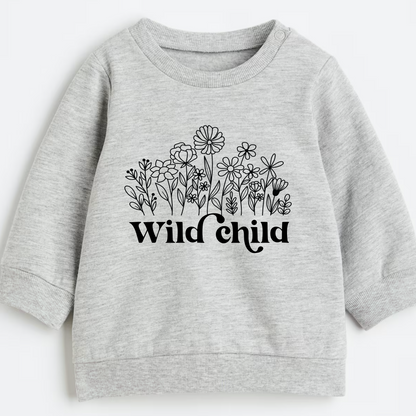 Wild child- Children's sweatshirt - Summit and Nest
