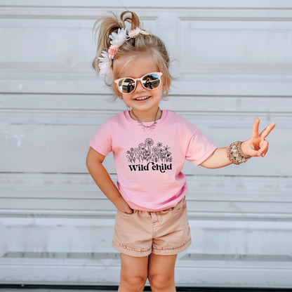 Wild child- Children's shirt and infant bodysuit - Summit and Nest