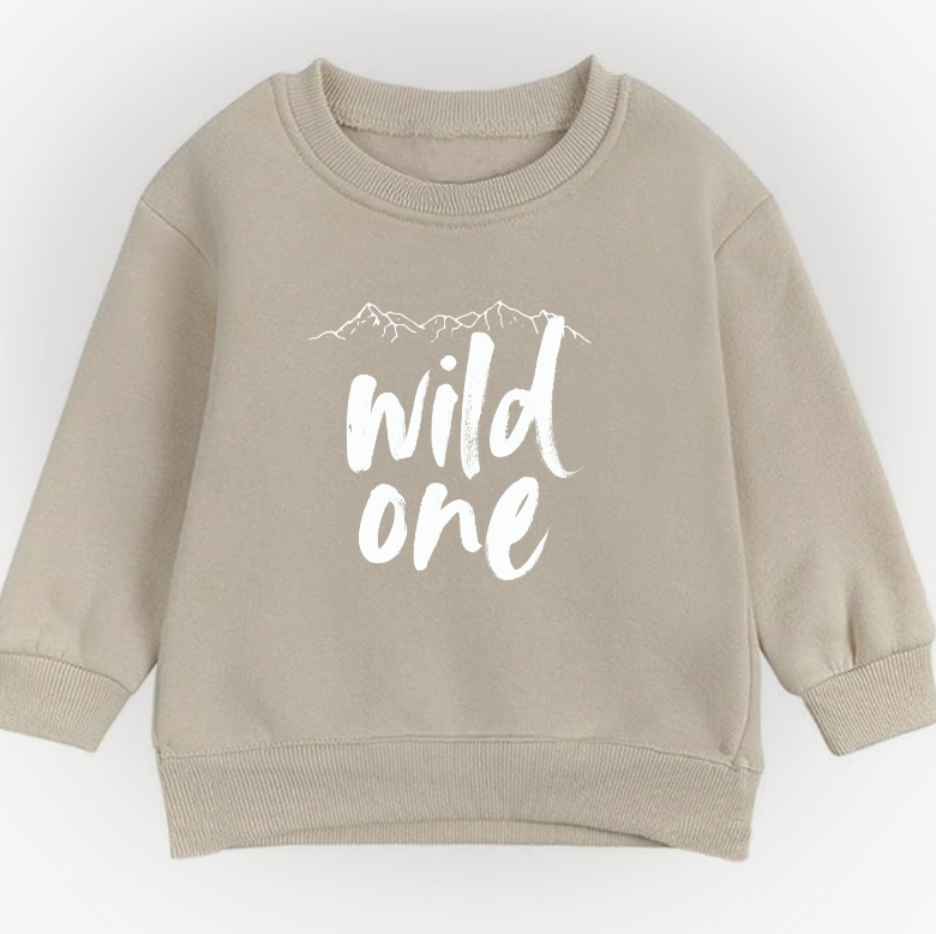 Wild one- Organic cotton infant and toddler sweatshirt - Summit and Nest