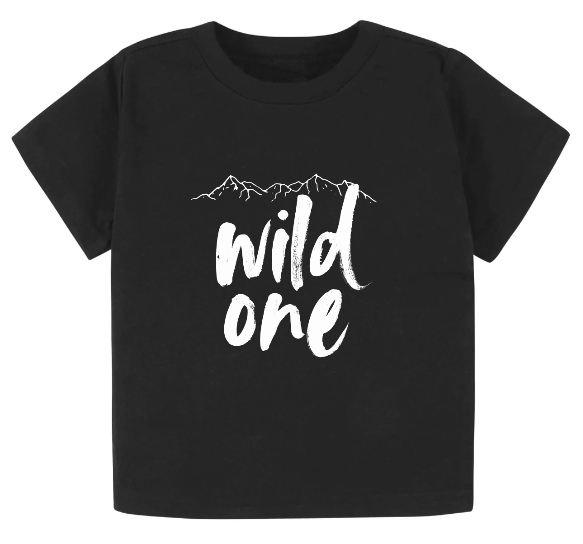 Wild one- Children's shirt and infant bodysuit - Summit and Nest