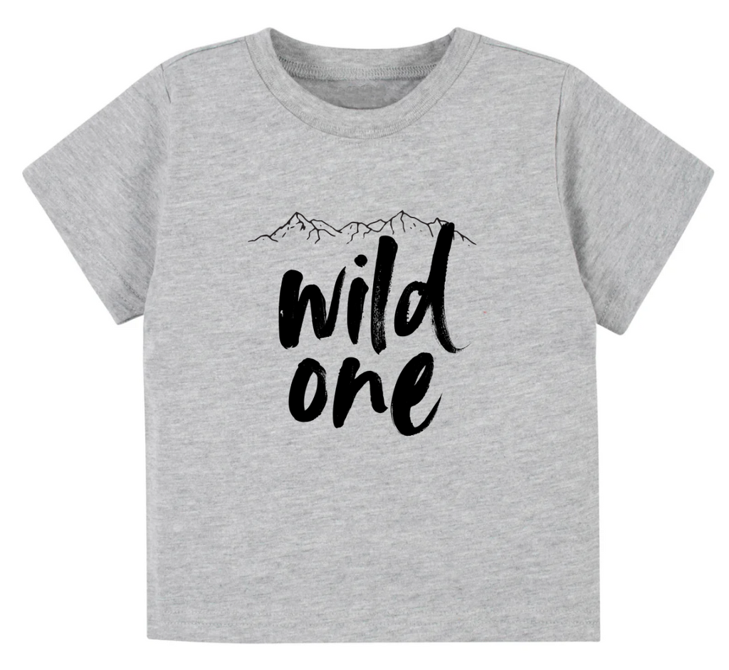 Wild one- Children's shirt and infant bodysuit - Summit and Nest