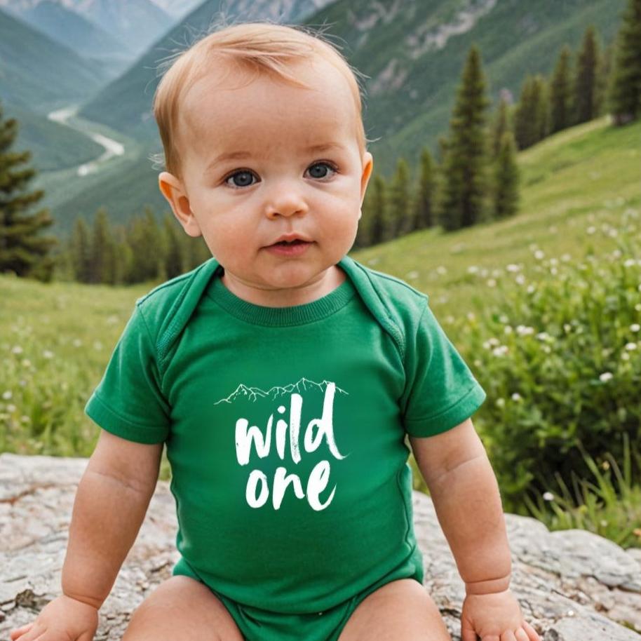 Wild one- Children's shirt and infant bodysuit - Summit and Nest