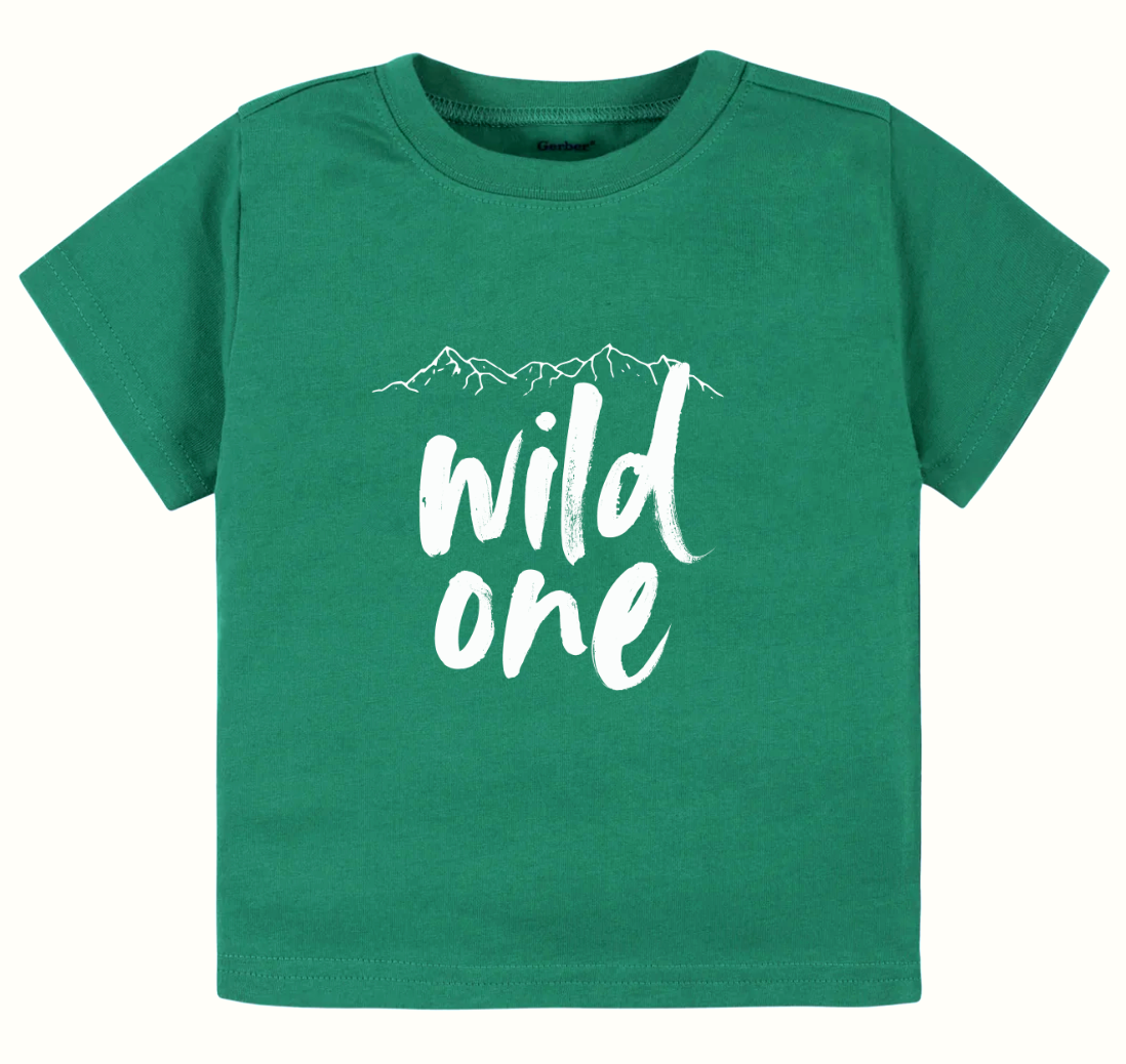Wild one- Children's shirt and infant bodysuit - Summit and Nest