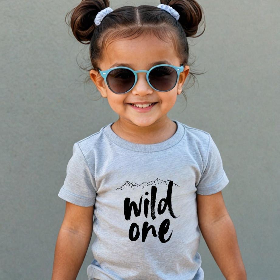 Wild one- Children's shirt and infant bodysuit - Summit and Nest